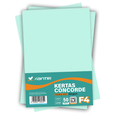 Kertas Concorde F4 220gr Light Blue Isi 50 Lembar