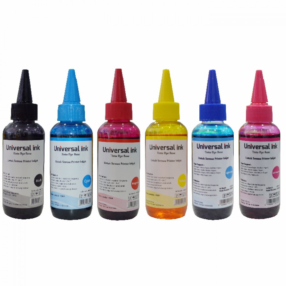 Tinta Refill Printer Ink Black 100ml Can Epsn Bro HPC, Tinta Dye Base ...